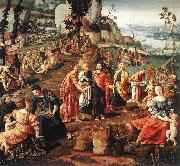 LOMBARD, Lambert The Miracle of the Loaves and Fishes af oil painting